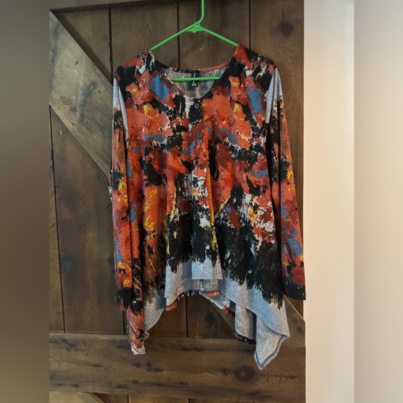 Sacred Threads Multicolor Abstract Blouse - Picture 4 of 4